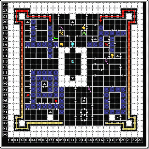 Wizardry外伝 ～戦闘の監獄～ リュードの迷宮 9階