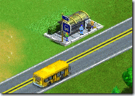 Virtual City バス亭（Bus Station）