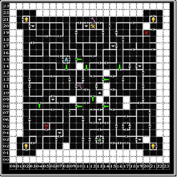 Wizardry外伝 ～戦闘の監獄～ リュードの迷宮 8階