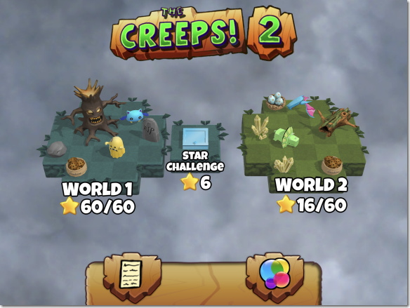 The Creeps! 2　ワールド選択